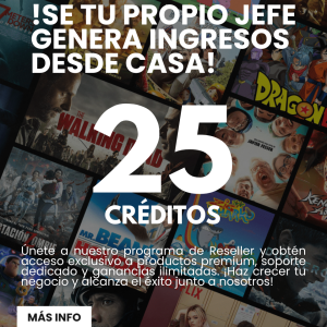 Plan Reseller 25 Créditos